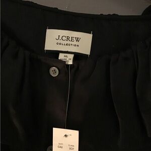 J. Crew Black Blouse